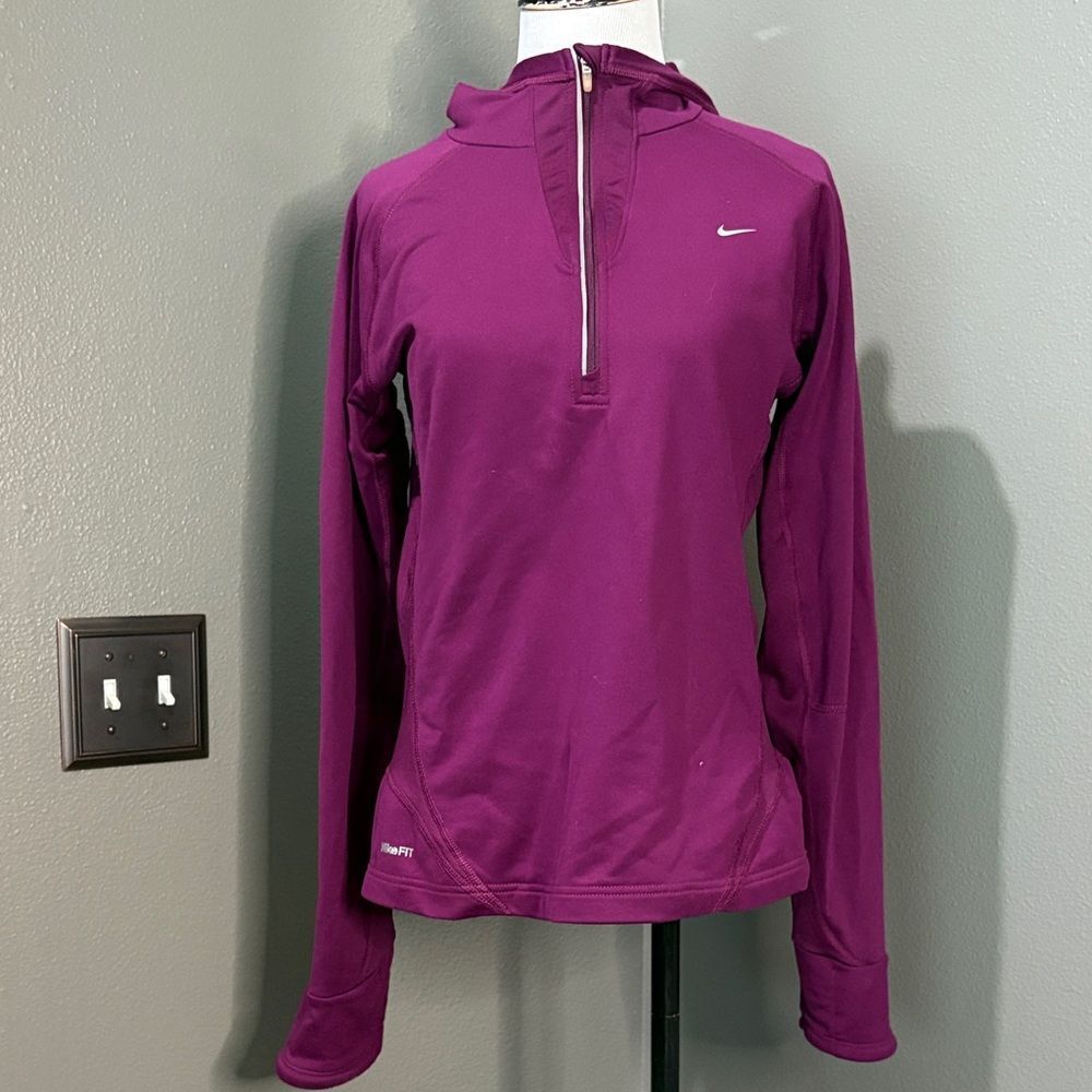 Nike Purple Cowl Neck Sweater